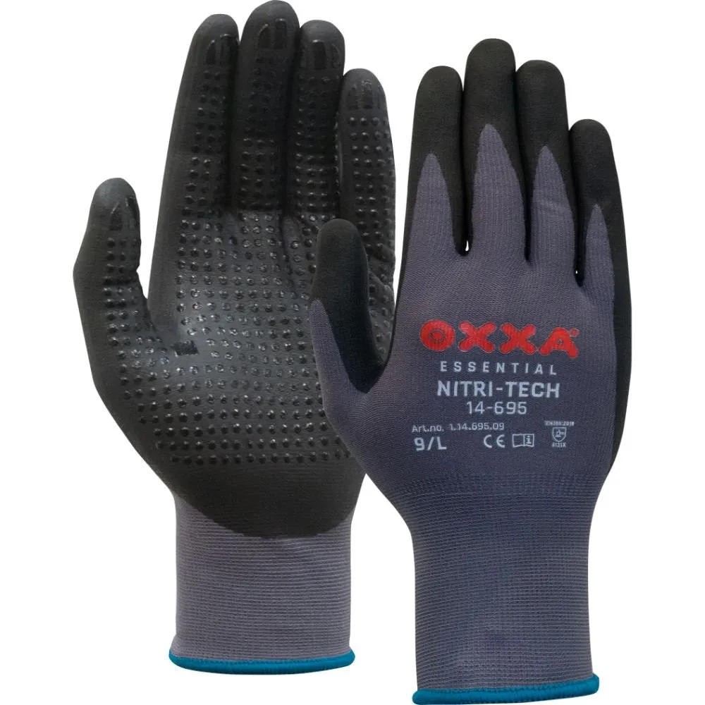 12 Paar OXXA Essential Nitri-Tech Foam dots 14-695