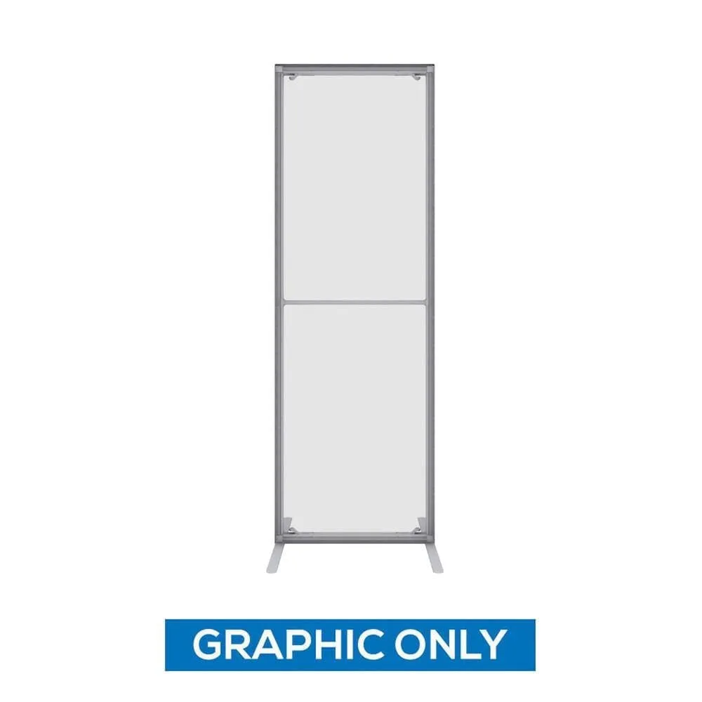 1.6 x 4.9ft.  QSEG Quick Wall Display