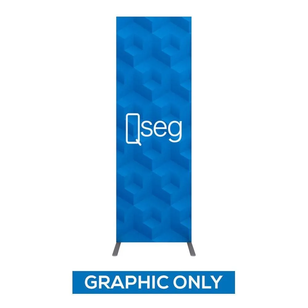 1.6 x 4.9ft.  QSEG Quick Wall Display