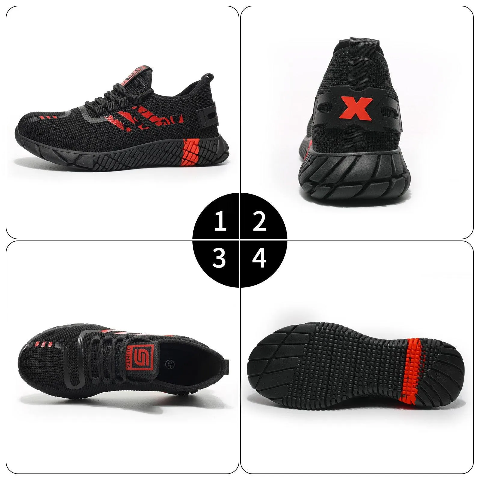 2092 S Series Red Safety Shoes
