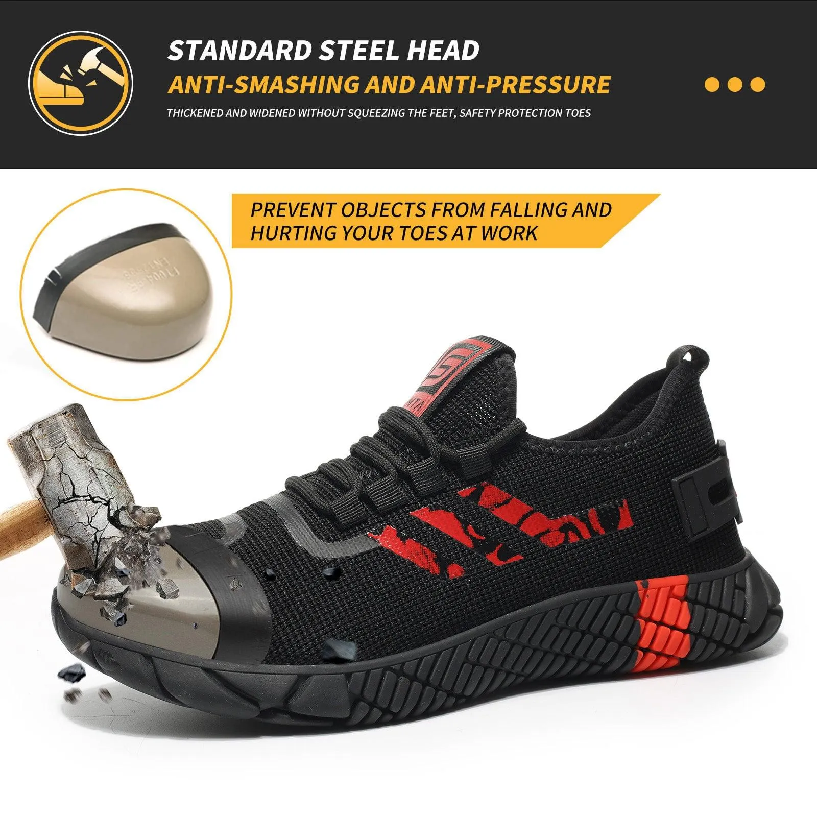 2092 S Series Red Safety Shoes