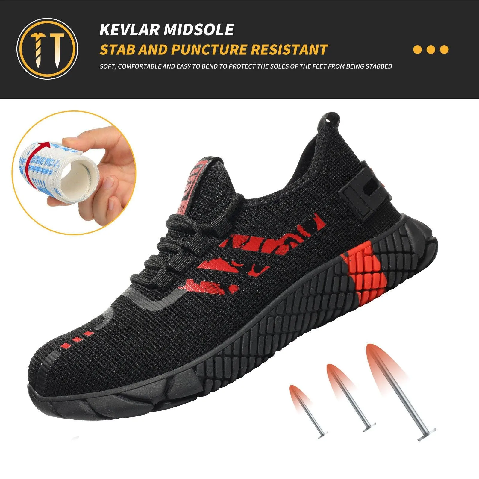 2092 S Series Red Safety Shoes