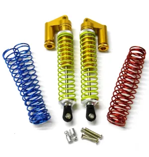 58820A 1/8 Scale RC Alloy Piggyback Shock Absorbers Damper Set x 2 Gold 120mm