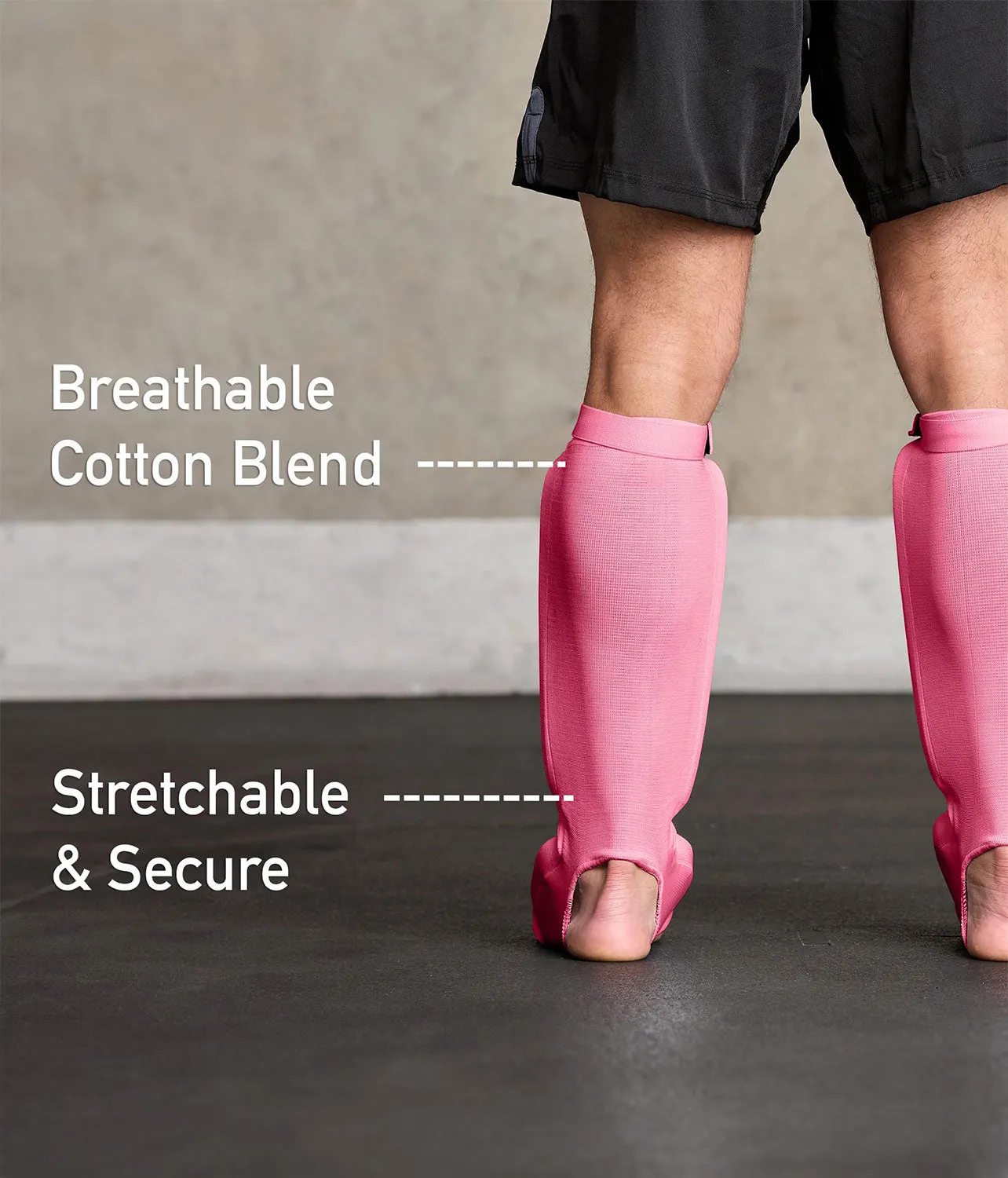 Adults' Standard Pink MMA Shin Guards