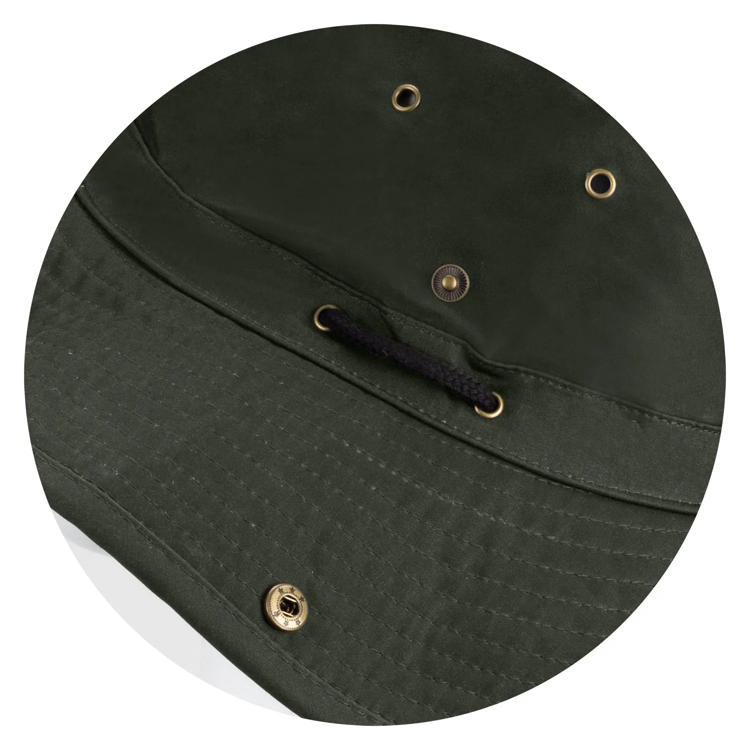 agogo Oilskin Wide Brim Hat