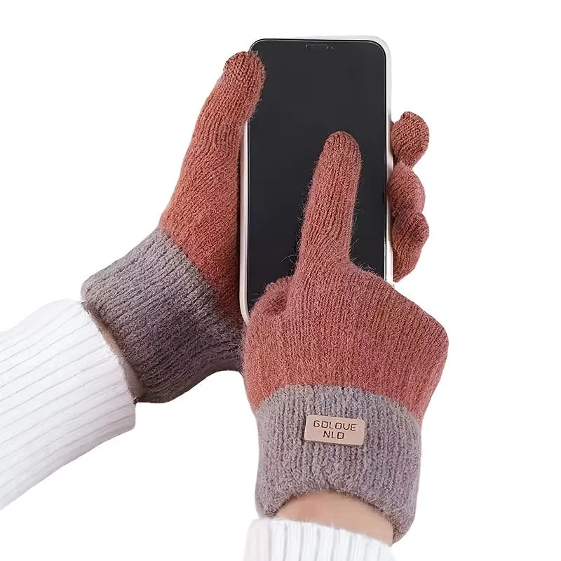 Anouk - Winter Touchscreen Gebreide Handschoenen voor Dames en Heren