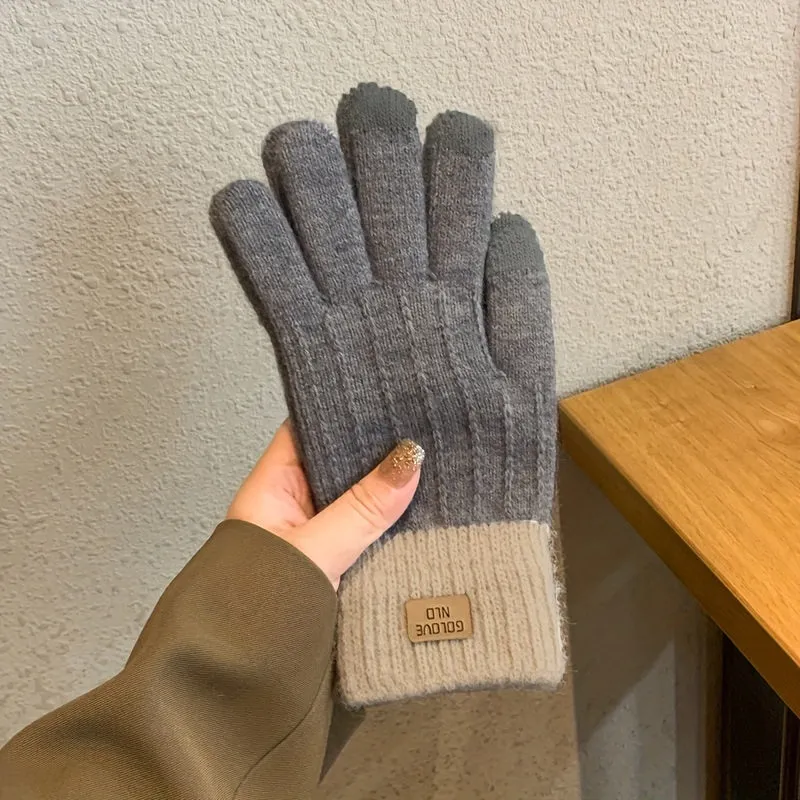 Anouk - Winter Touchscreen Gebreide Handschoenen voor Dames en Heren