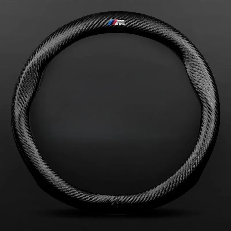 Anti-Slip Leather Steering Wheel Cover for Car - Universal Fit