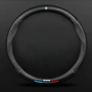 Anti-Slip Leather Steering Wheel Cover for Car - Universal Fit