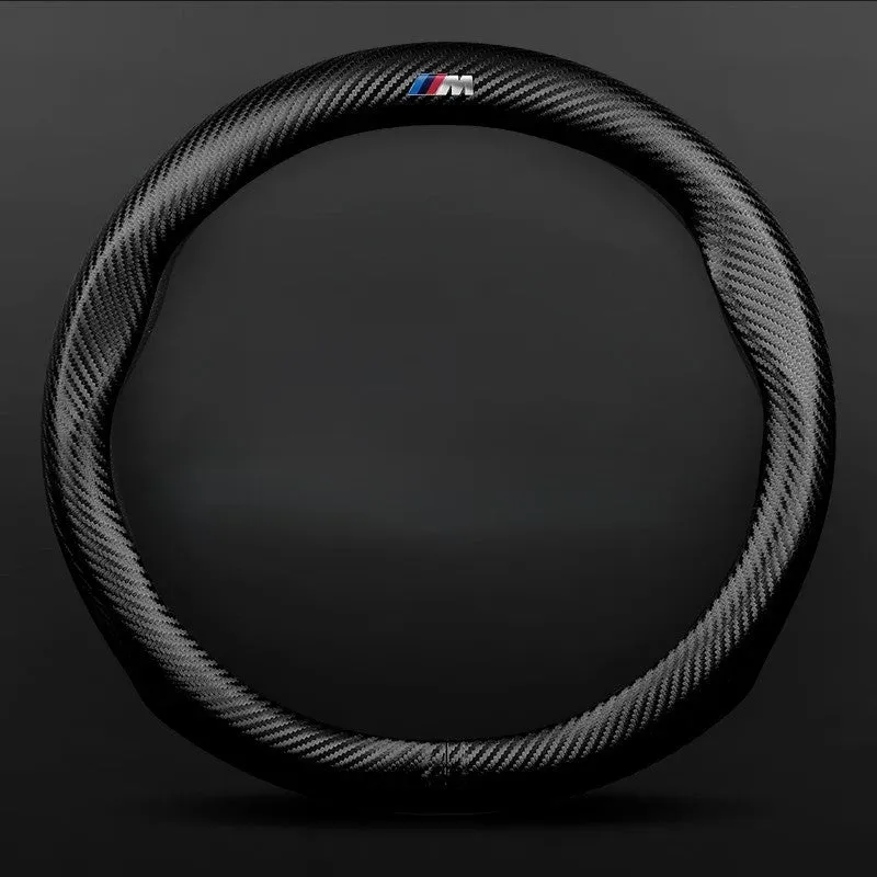 Anti-Slip Leather Steering Wheel Cover for Car - Universal Fit