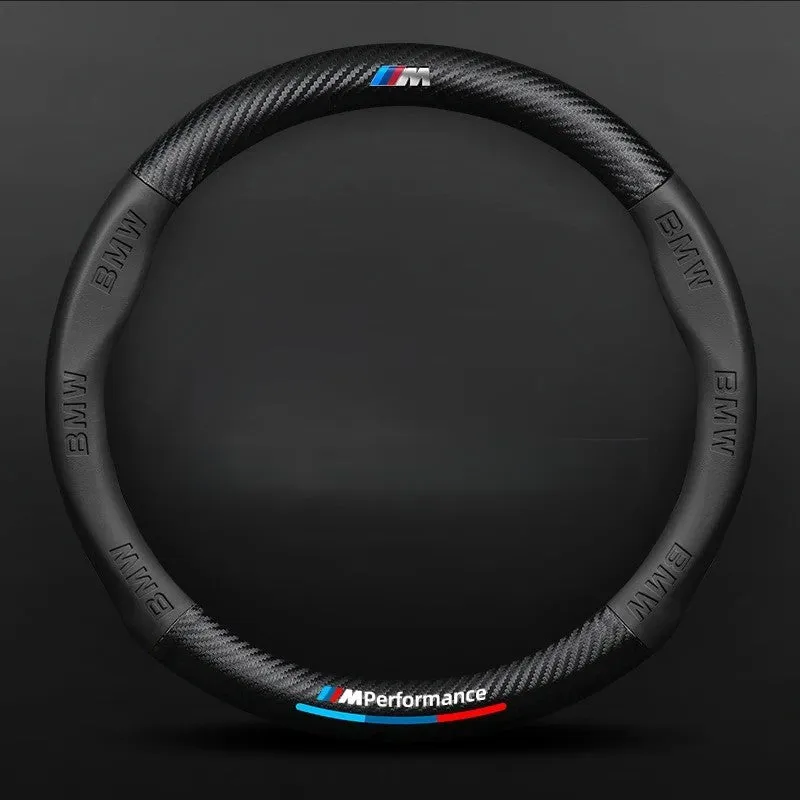 Anti-Slip Leather Steering Wheel Cover for Car - Universal Fit
