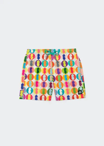 Arrecife Garita Swim Short- White