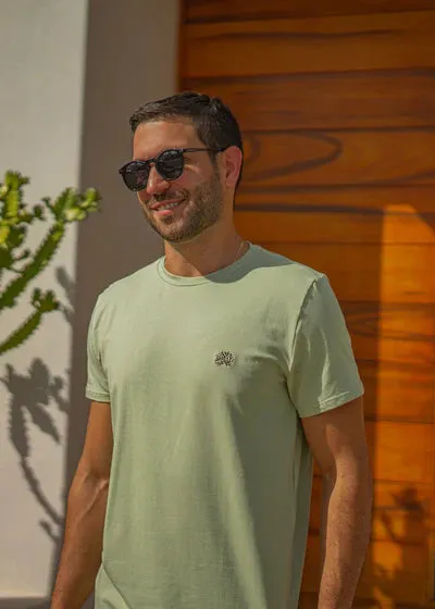 Arrecife Logo Tee- Light Green