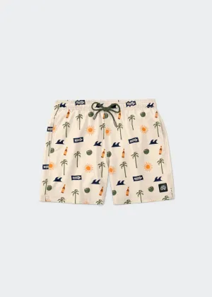 Arrecife Weekend Swim Short- Beige