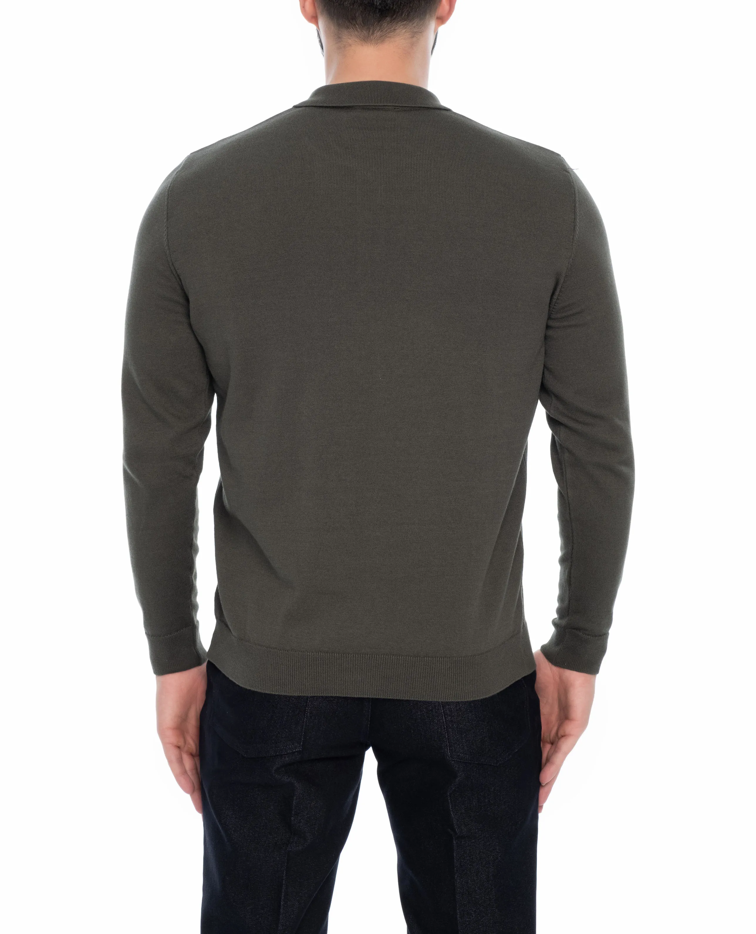 AUBURN POLO SWEATER