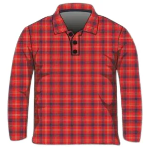 Australian | Flanny Design Red Fishing Shirt ★Pre-Order★