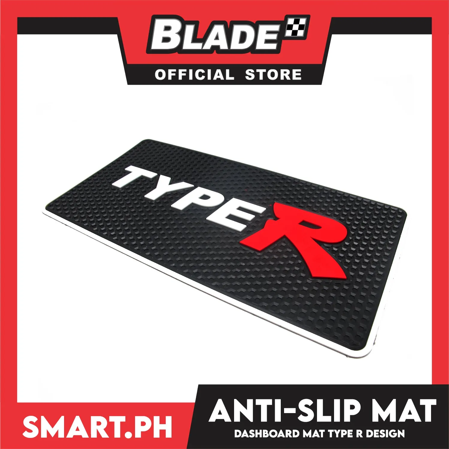 Auto Sitter Anti-Skid Non-Slip Mat, Car Dashboard Pad Mat (Type R) 5.5' ' x 10' '