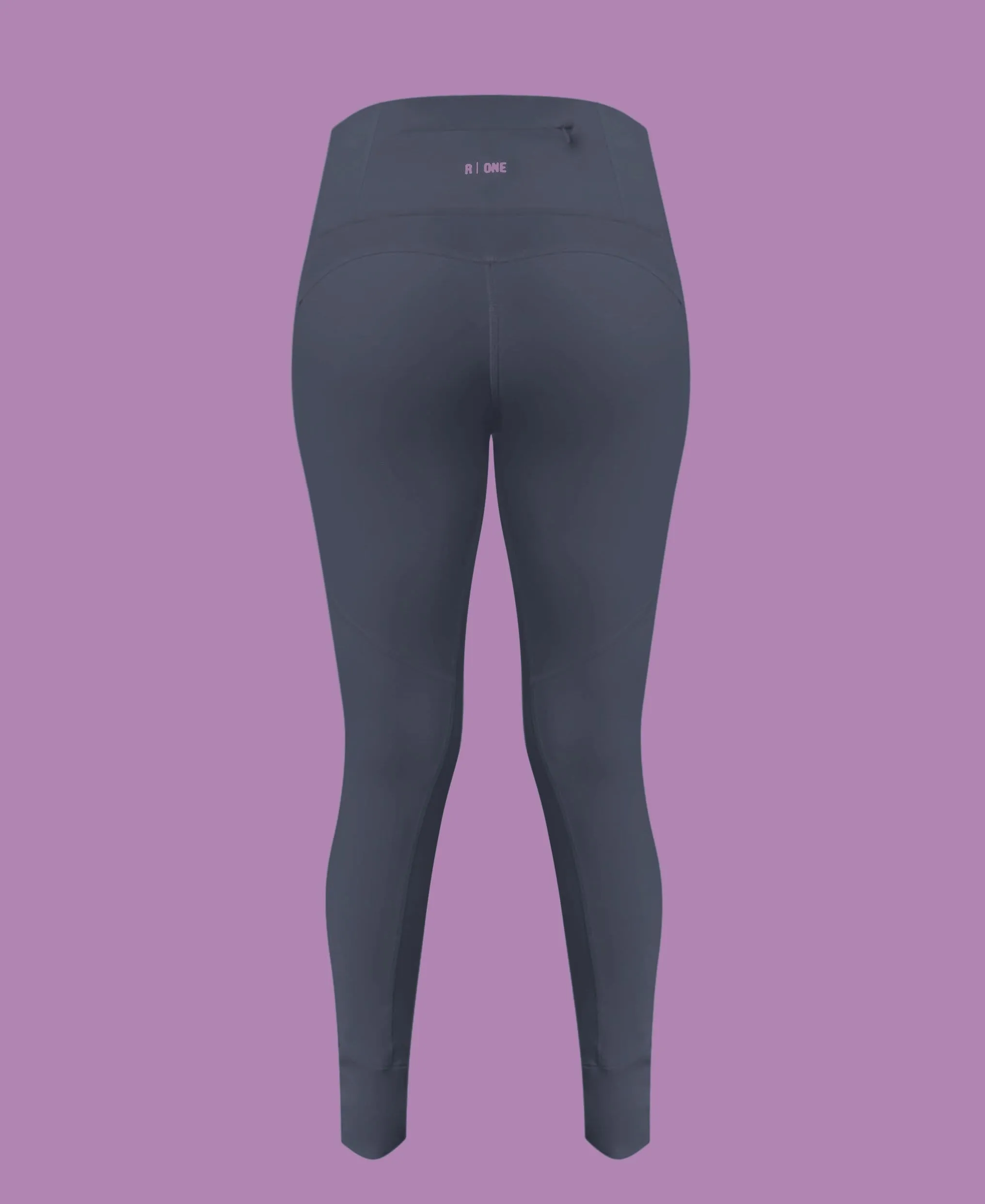 B-Confident Recycled Material Legging | Iron Gate