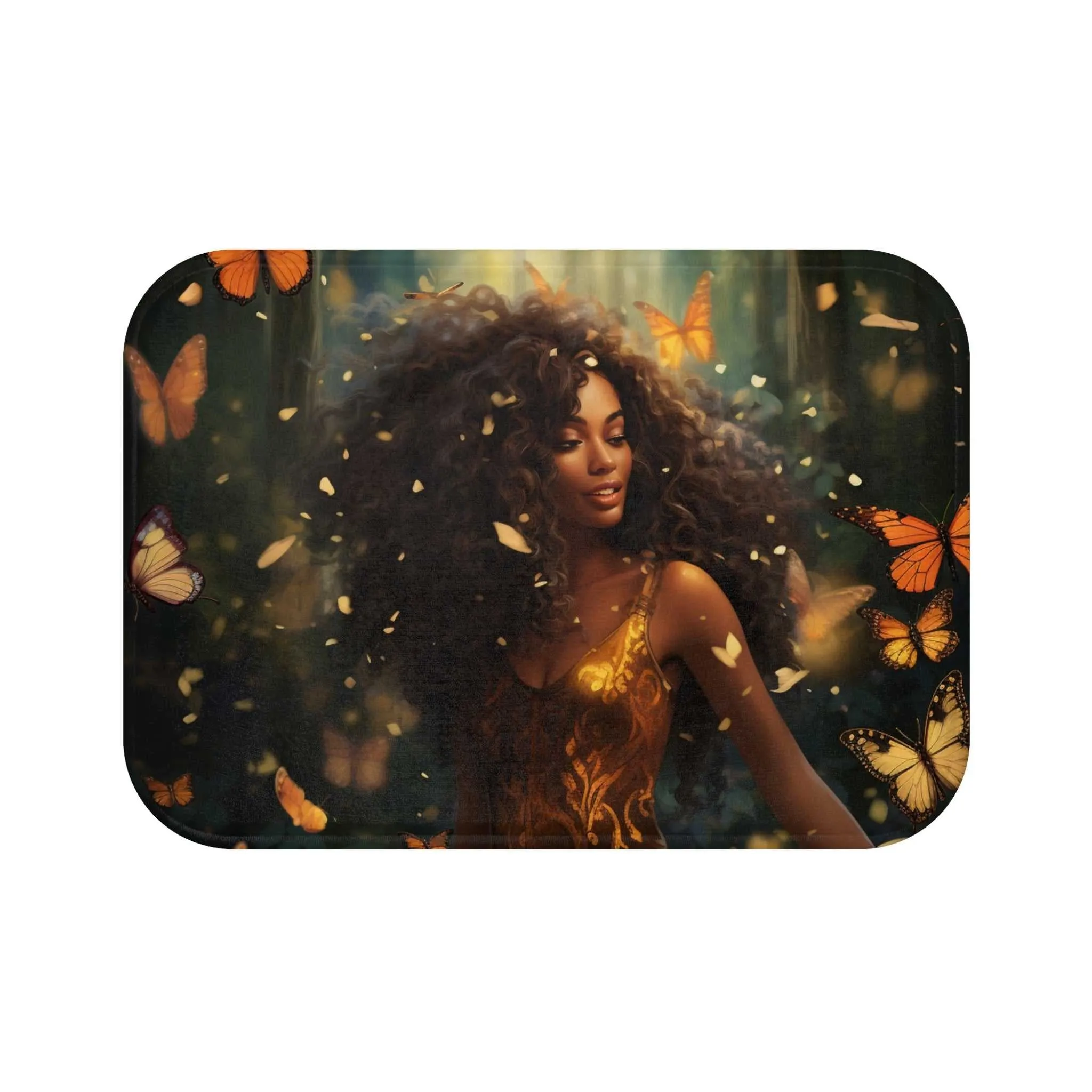 Beautiful Woman Bath Mat
