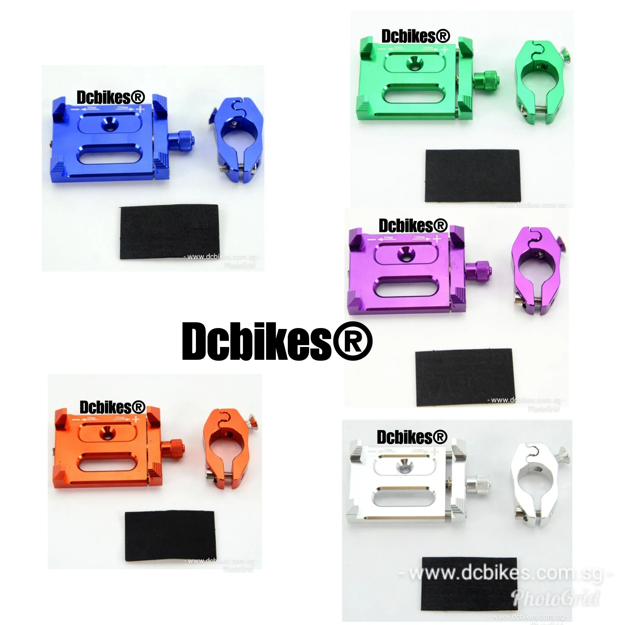 Bicycle Anodized Aluminum 3.5'' - 6.2'' Hp Phone Holder