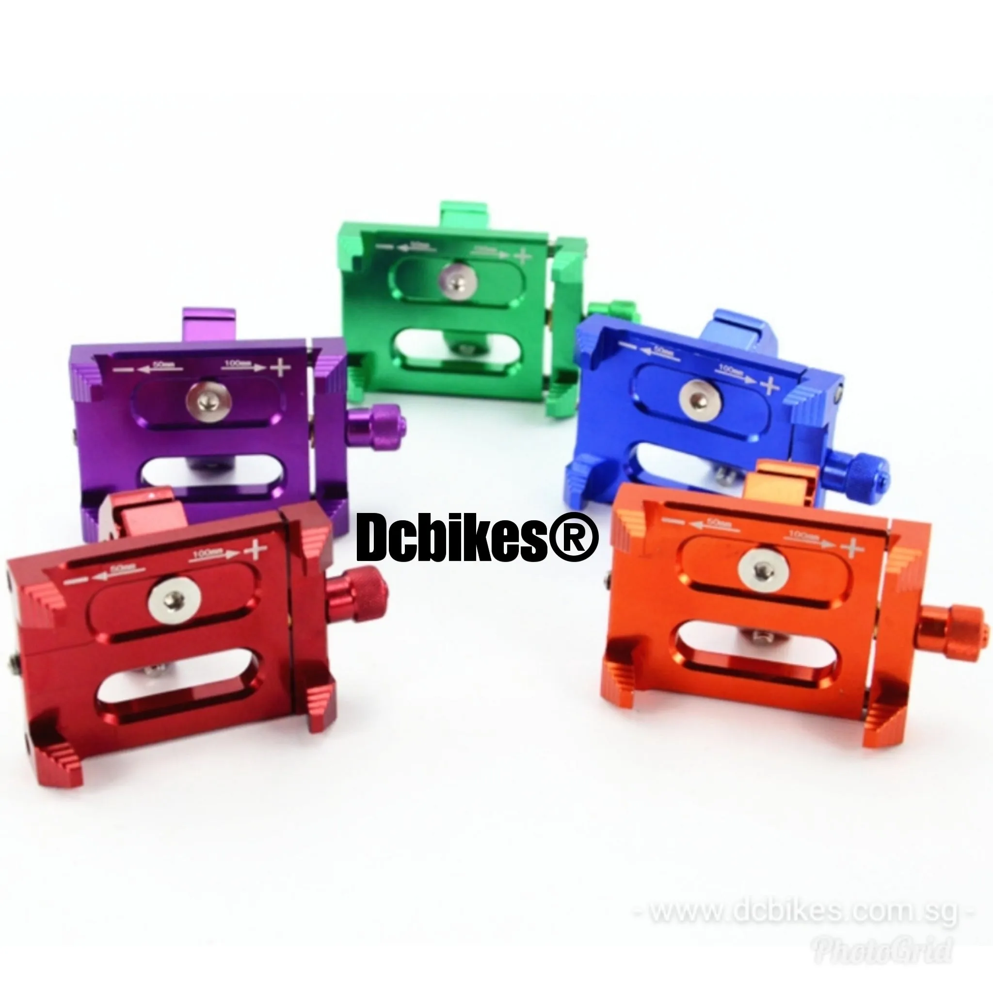 Bicycle Anodized Aluminum 3.5'' - 6.2'' Hp Phone Holder