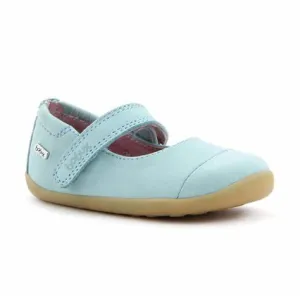 Bobux SU Blue Candy Cream Mary Janes
