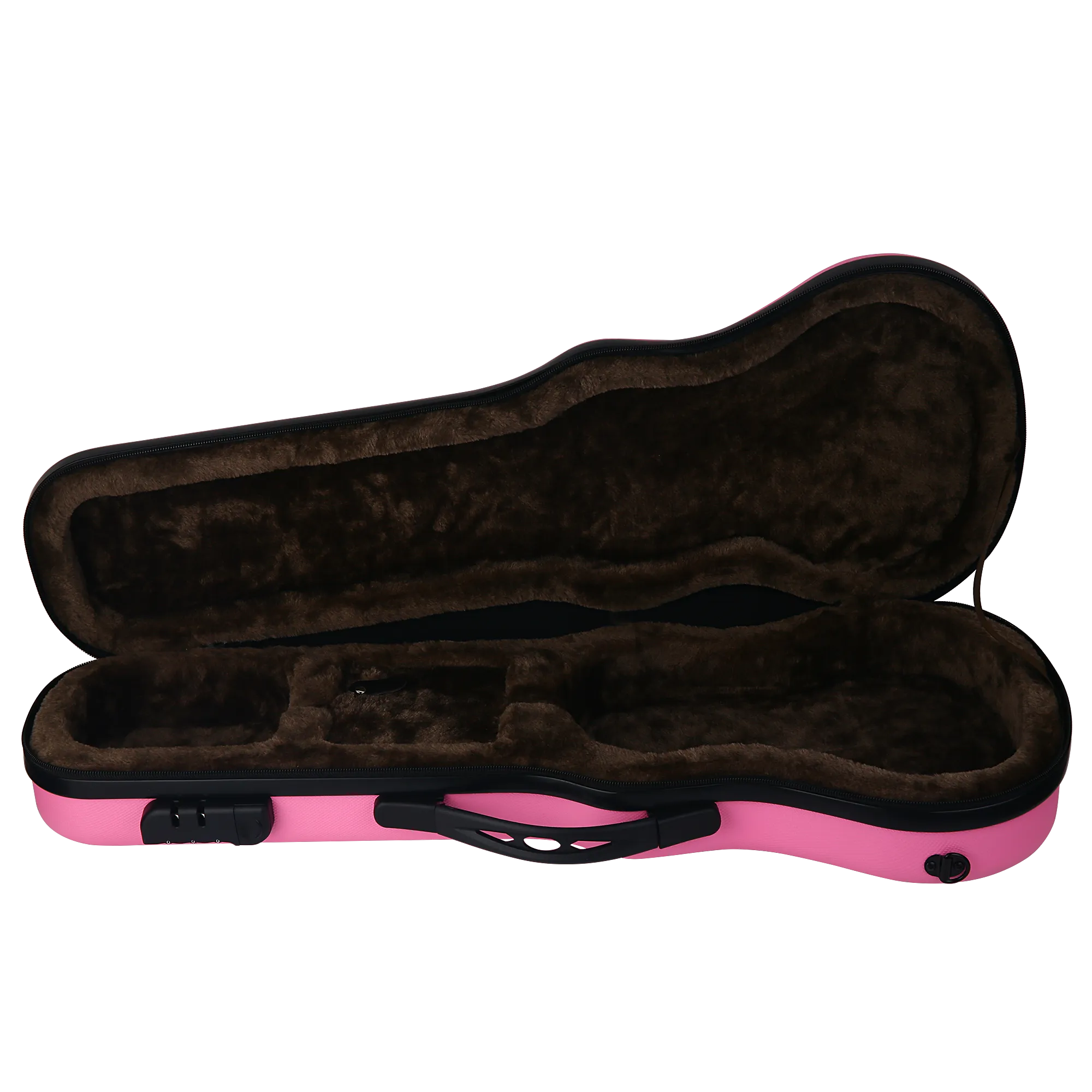 Bondi Shock-Rock Soprano Ukulele Hard Case - Pink