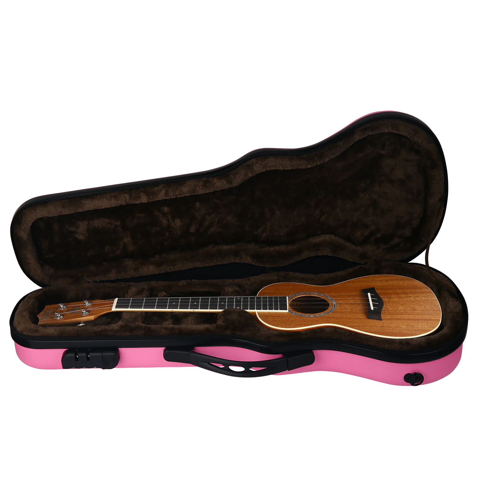 Bondi Shock-Rock Soprano Ukulele Hard Case - Pink