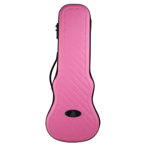 Bondi Shock-Rock Soprano Ukulele Hard Case - Pink