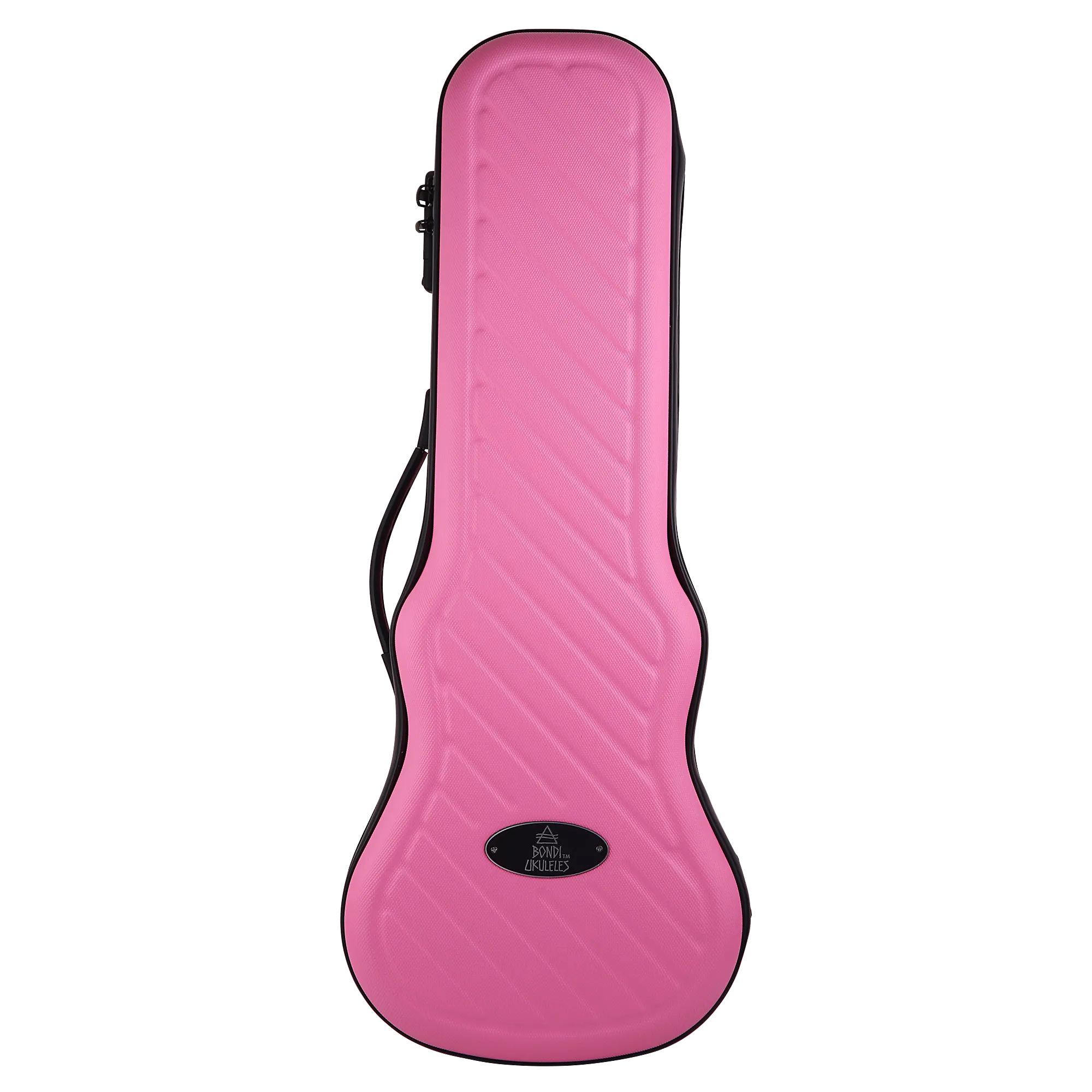 Bondi Shock-Rock Soprano Ukulele Hard Case - Pink