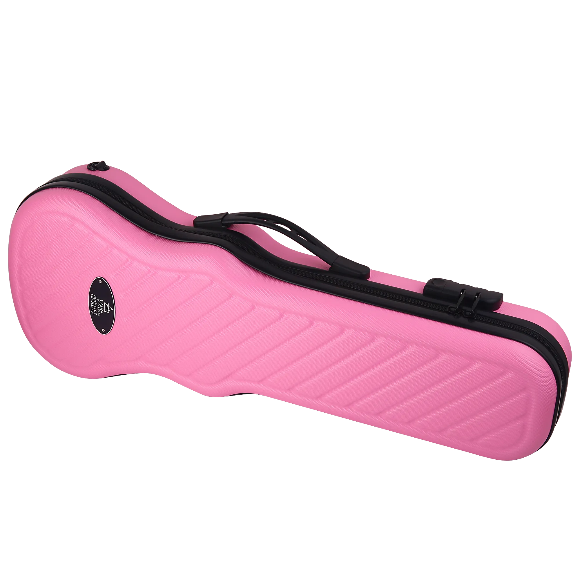 Bondi Shock-Rock Soprano Ukulele Hard Case - Pink