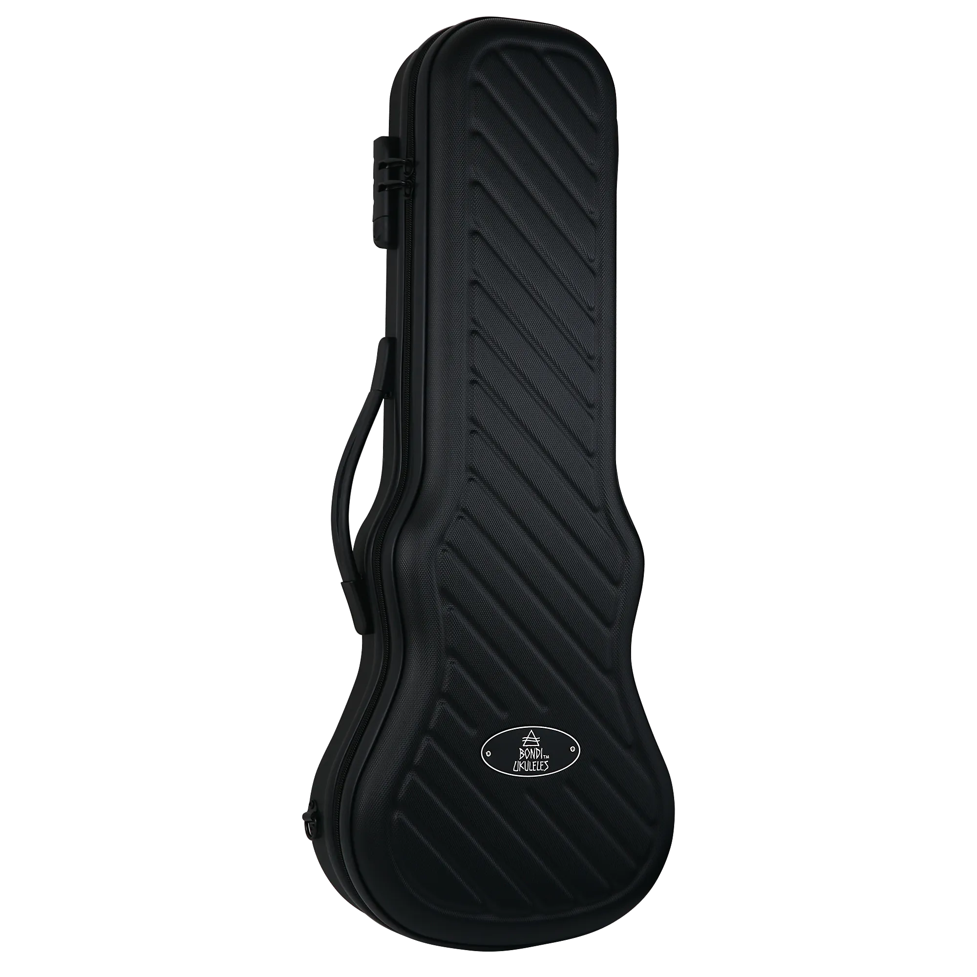 Bondi Shock-Rock Tenor Ukulele Hard Case- Black
