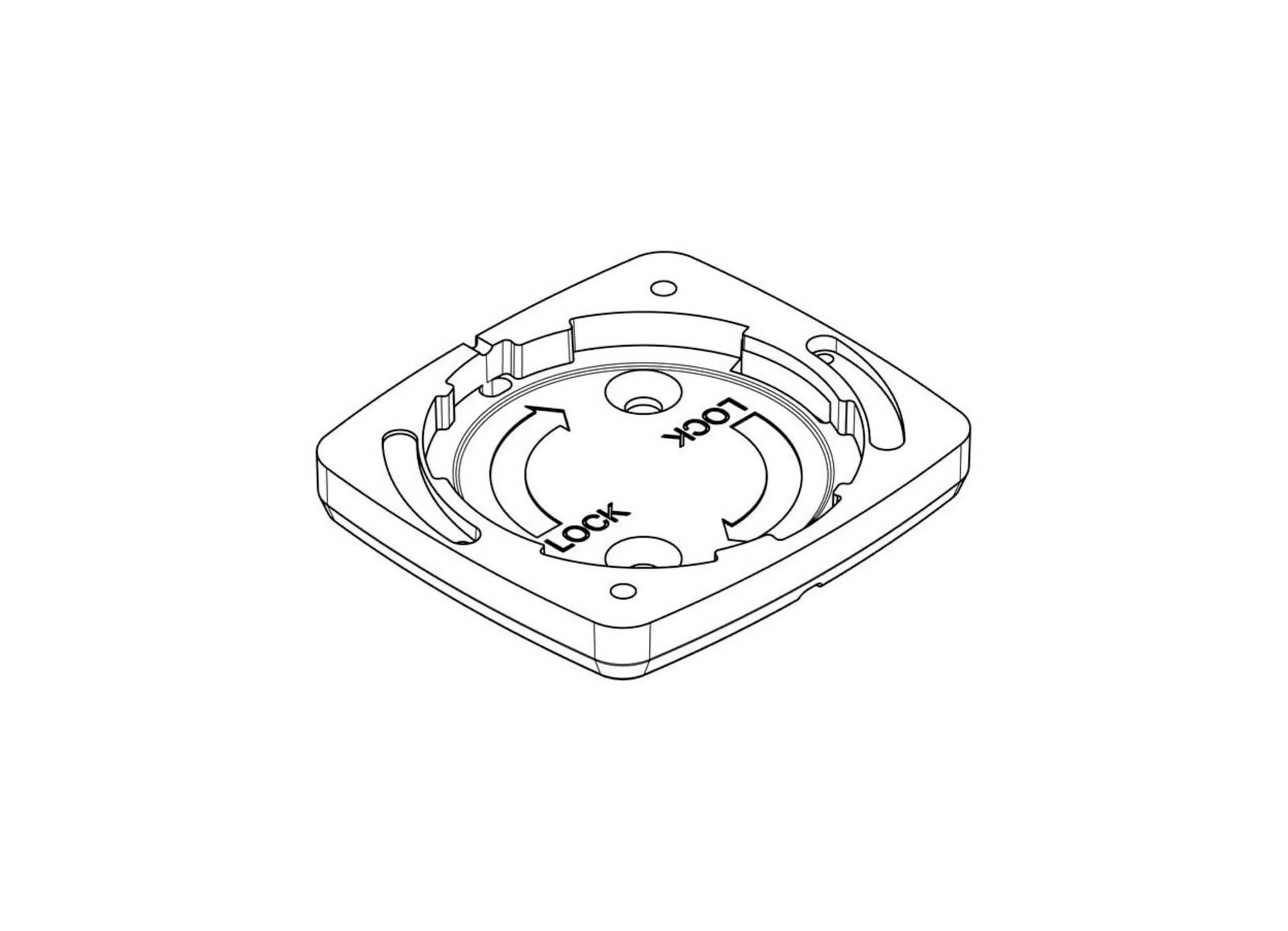 Bosch Intuvia 100 Mounting Plate