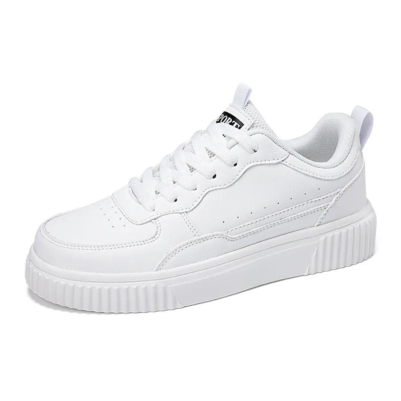 Breathable Versatile White Shoes Korean Style For Students