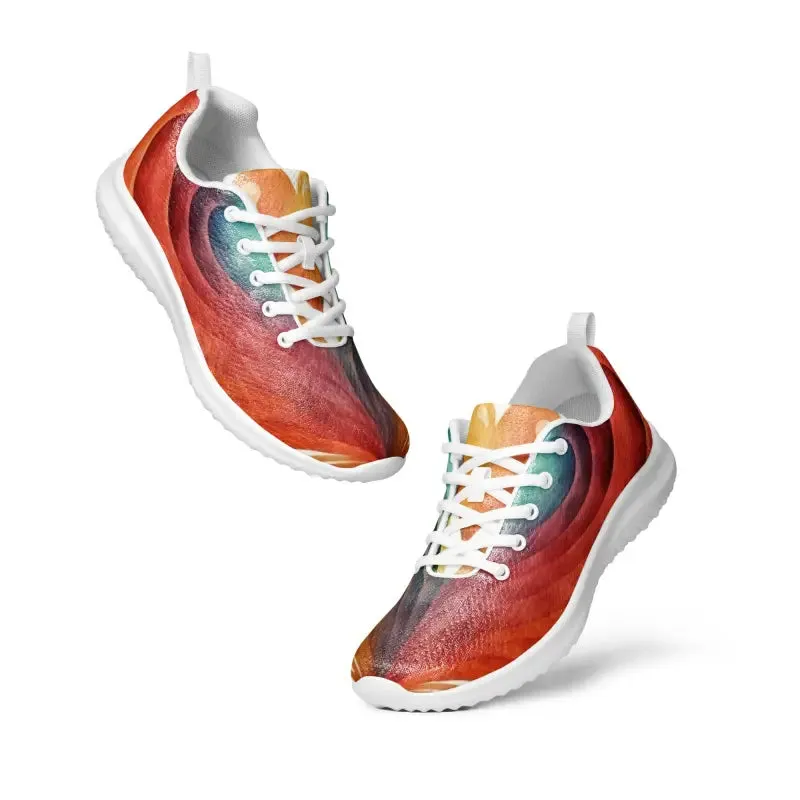 Bright Pattern Womens Athletic Shoes Soar in Style