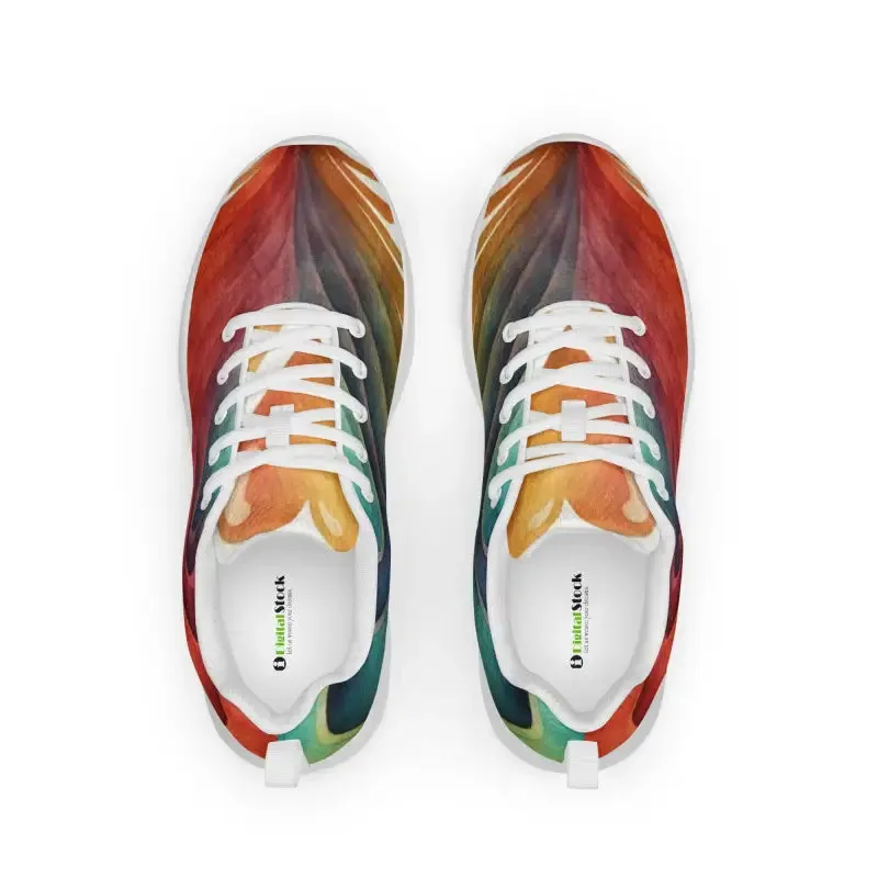 Bright Pattern Womens Athletic Shoes Soar in Style