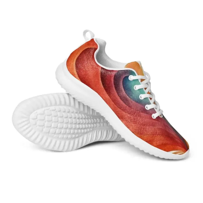 Bright Pattern Womens Athletic Shoes Soar in Style