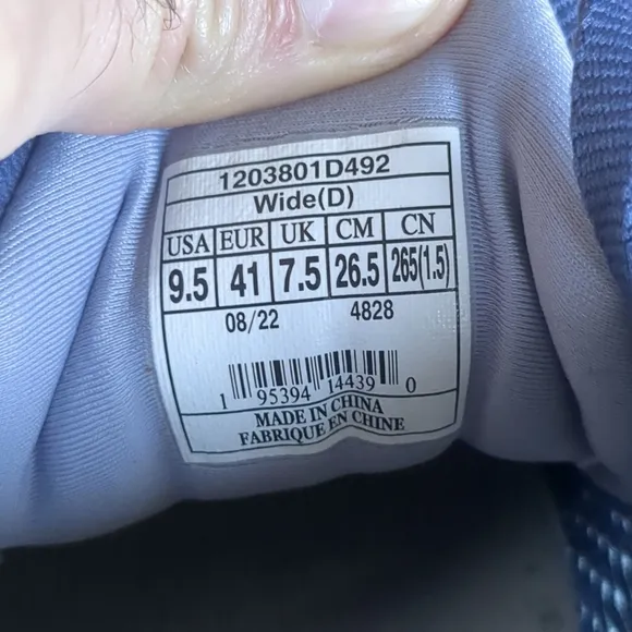 Brooks Ghost 15 Gray Pink Size 9.5 D Wide Womens