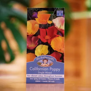 Californian Poppy 'Single Mixed' seeds