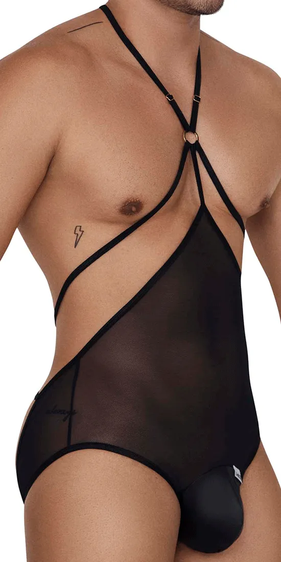 Candyman 99662 Tulle Bodysuit Black