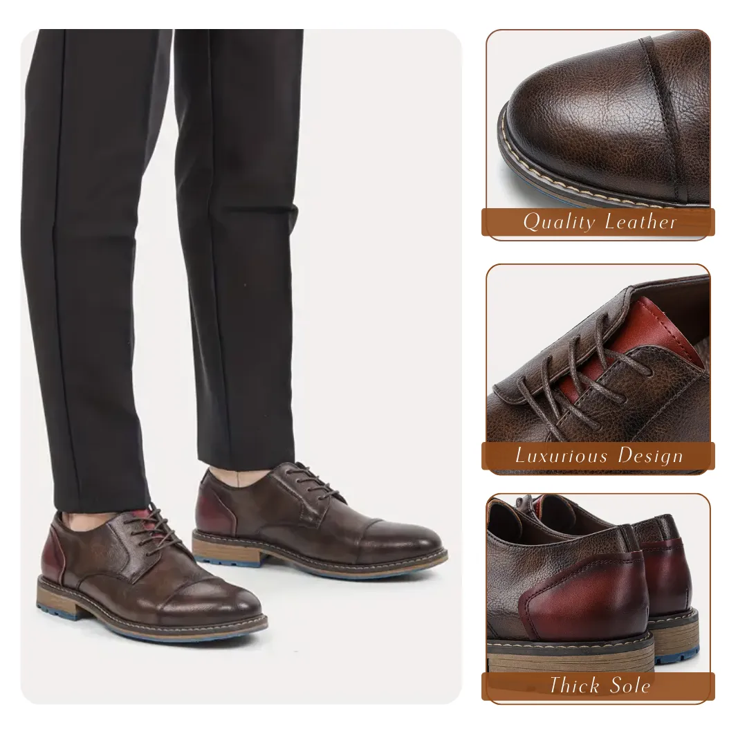 Carter | Solid Color Men's Shoes in Large Sizes