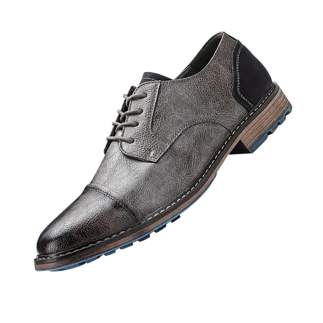 Carter | Solid Color Men's Shoes in Large Sizes