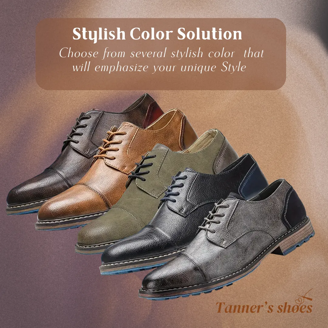 Carter | Solid Color Men's Shoes in Large Sizes