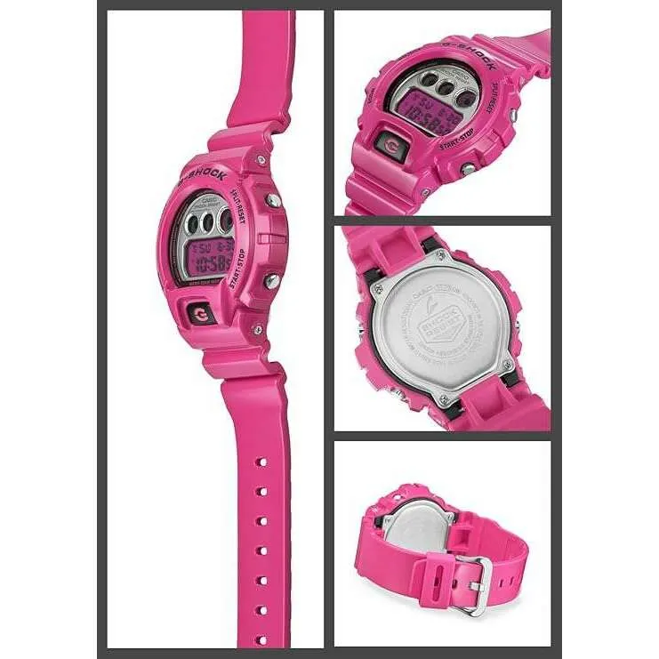 CASIO G-SHOCK CRAZY COLORS 2024 SHOCKING PINK DIGITAL MEN WATCH DW-6900RCS-4JF