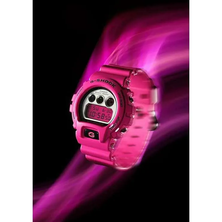 CASIO G-SHOCK CRAZY COLORS 2024 SHOCKING PINK DIGITAL MEN WATCH DW-6900RCS-4JF