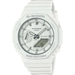 CASIO G-SHOCK DAY-DATE MID-SIZE MODEL RUBBER STRAP ALL WHITE MEN WATCH GMA-S2100-7AJF