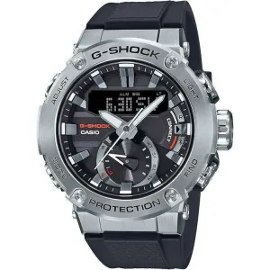 CASIO G-SHOCK G-STEEL SOLAR CARBON CORE GUARD BLACK ANALOG DIGITAL MEN WATCH GST-B200-1AJF