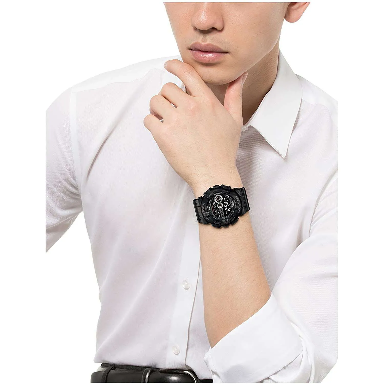 CASIO G-SHOCK JDM BLACK DIGITAL MEN WATCH GD-100-1BJF