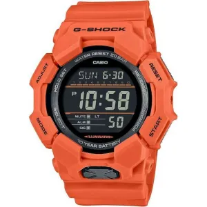 CASIO G-SHOCK LONGLIFE BATTERY ORANGE RESIN STRAP DIGITAL DIAL MEN WATCH GD-010-4JF