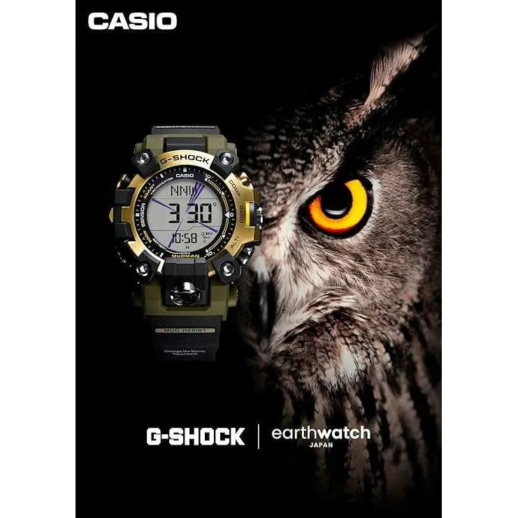 CASIO G-SHOCK LOVE THE SEA AND THE EARTH MUDMAN RADIO SOLAR DIGITAL MEN WATCH GW-9501KJ-8JR